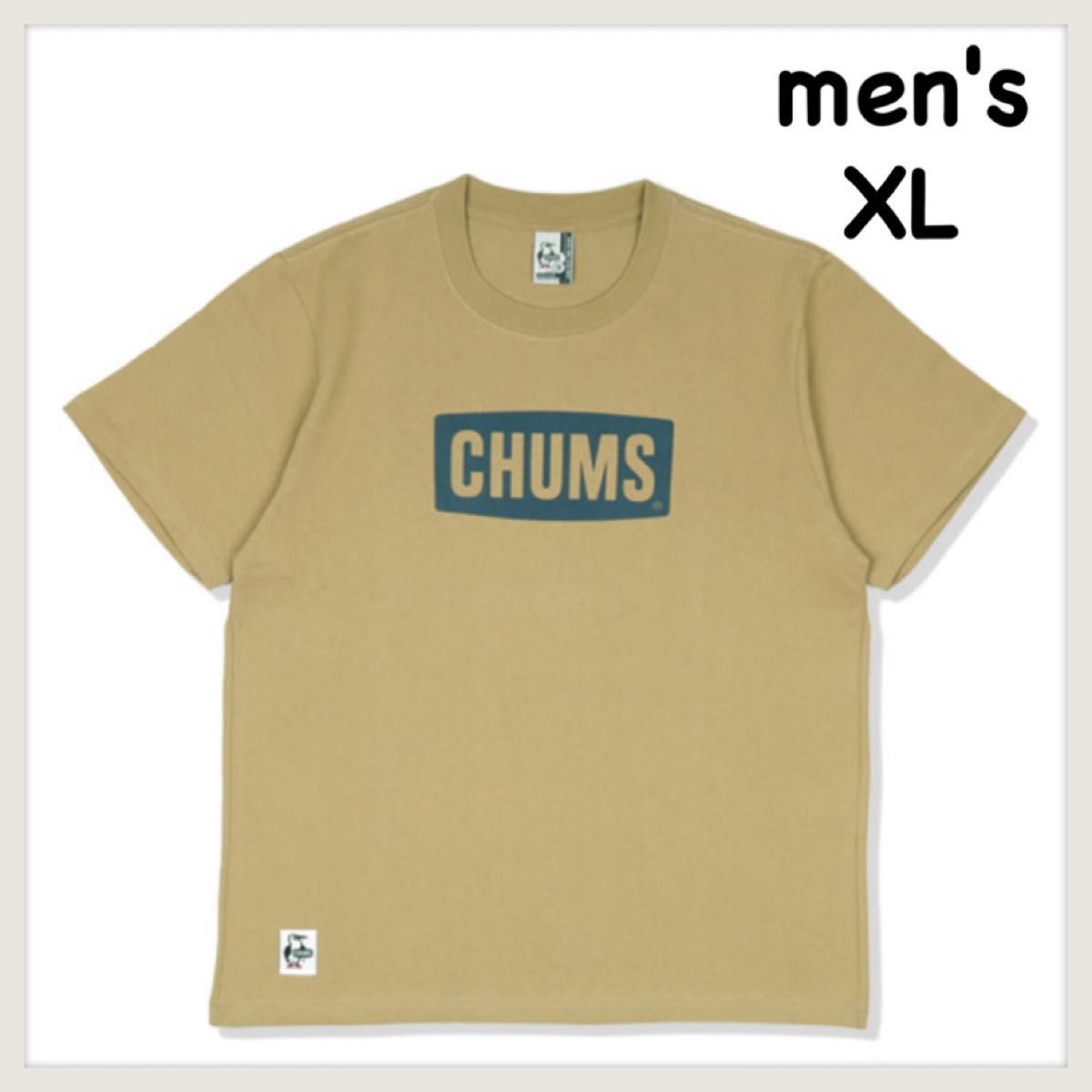 CHUMS★チャムスロゴTシャツ　半袖T/メンズXL