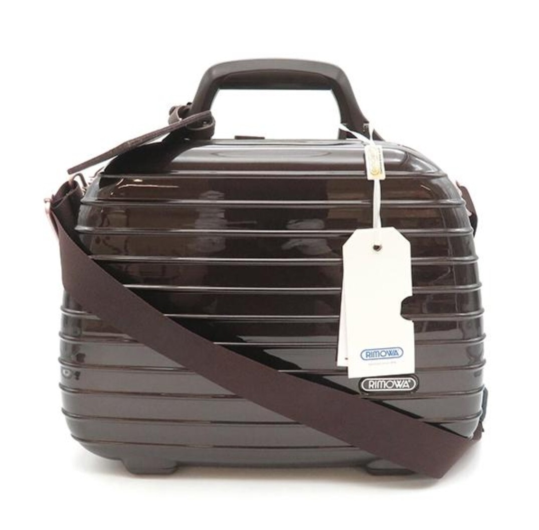 【美品】リモワ スーツケース SALSA DELUXE サルサ デラックス 13L BROWN ポリカーボネート 茶 TSAロック 未使用の画像1