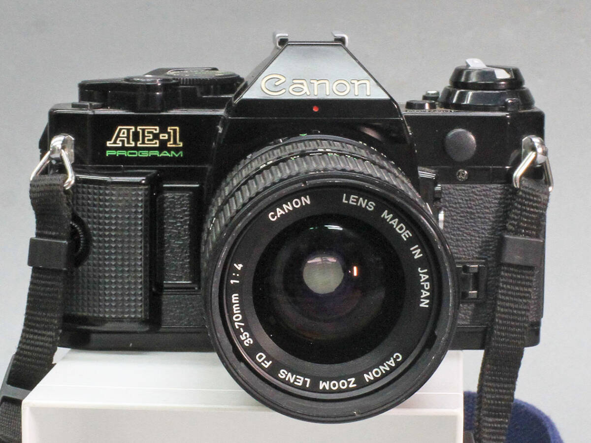 【09】CANON AE-1 PROGRAM ZOOM FD 35-70mm F4 レンズ付の画像2