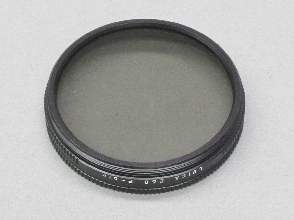 【69-4】LEICA Filter E60　P-cir ライカ　円偏光フィルター UV 　60ｍｍ　13406_画像6