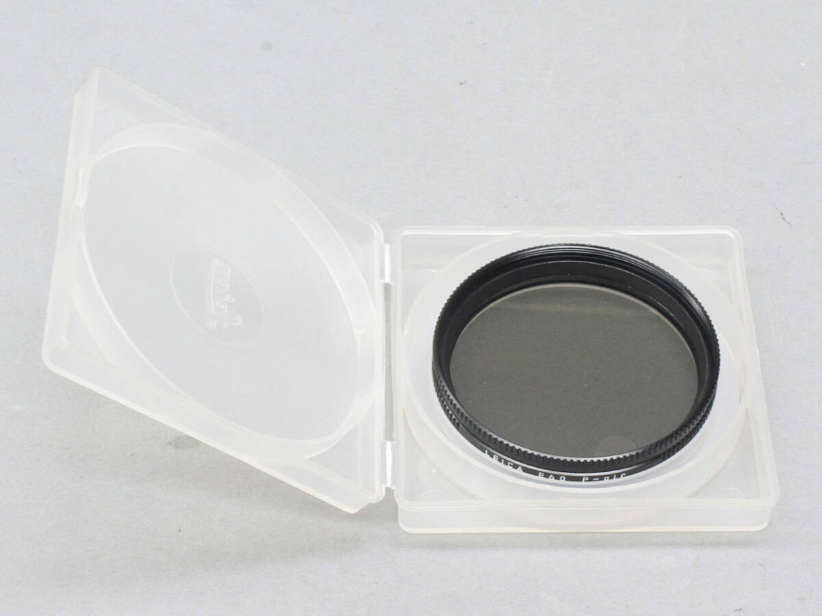 【69-4】LEICA Filter E60　P-cir ライカ　円偏光フィルター UV 　60ｍｍ　13406_画像3
