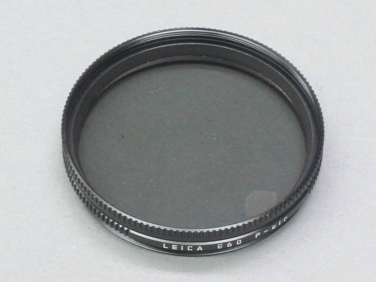 【69-4】LEICA Filter E60　P-cir ライカ　円偏光フィルター UV 　60ｍｍ　13406_画像4