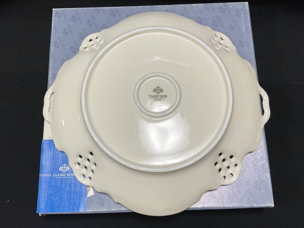  prompt decision * unused Rosenthal Rosenthal CLASSIC ROSE Classic rose fruit bowl *BB plate deep plate * large plate approximately 30×28cm anonymity delivery 