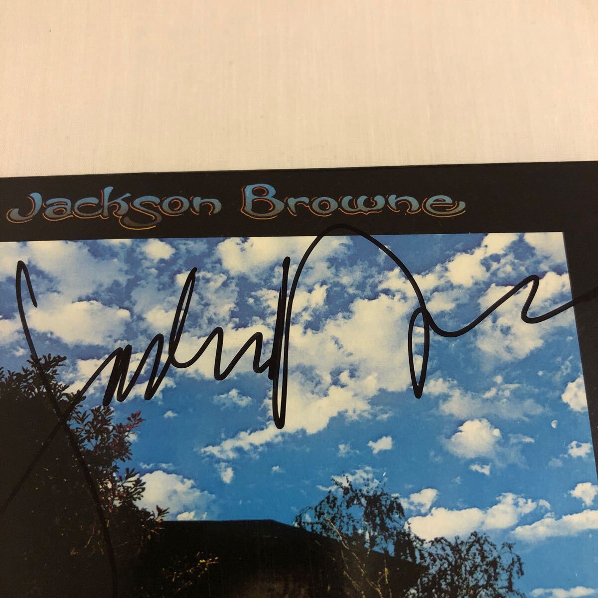 【サイン入り】jackson browne/late for the sky ジャクソン・ブラウンの画像2