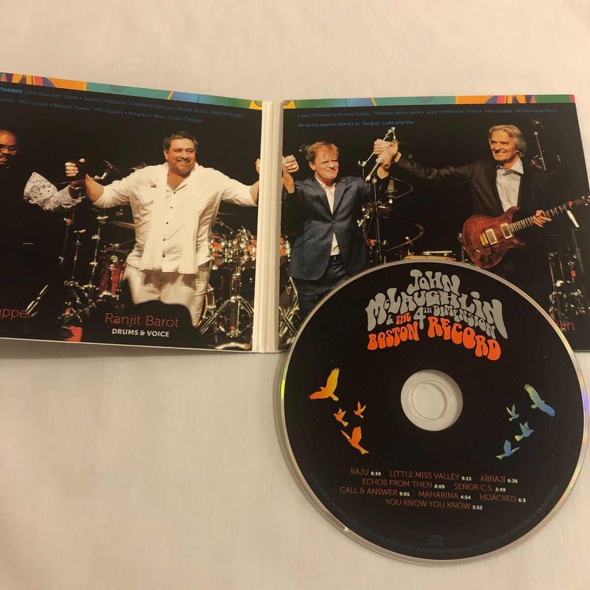 【サイン入り】john mclaughlin & the 4th dimension/the boston record ジョン・マクラフリン_画像4