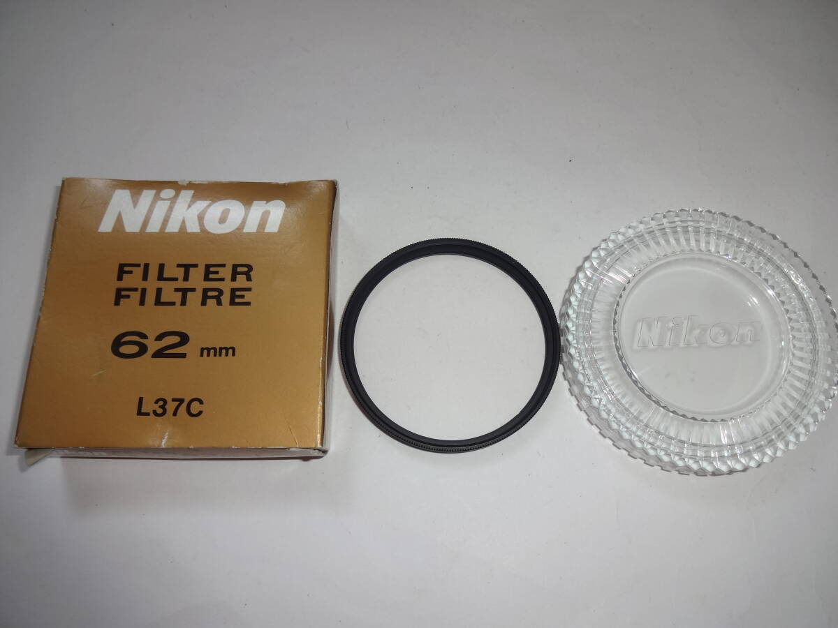 Nikon カメラ用フィルター L37C 62mm レンズ保護フィルター 純正【送料無料】_画像1