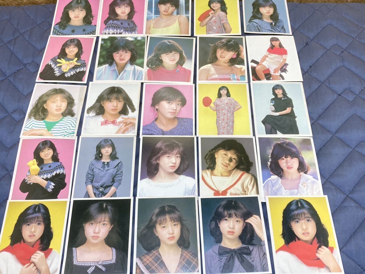  Nakamori Akina 30 pieces set photograph of a star Pro my do. sound Amada card that time thing 80 period idol 