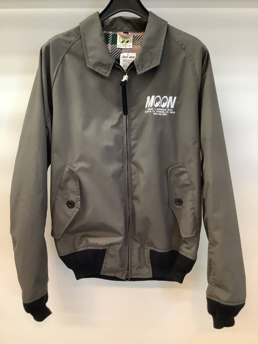 【新品未使用品】MOON　EYES（ムーンアイズ）　 HARRINGTON スイングトップブルゾン ジャケット　 KH　OMJ-022 　Lサイズ_画像1