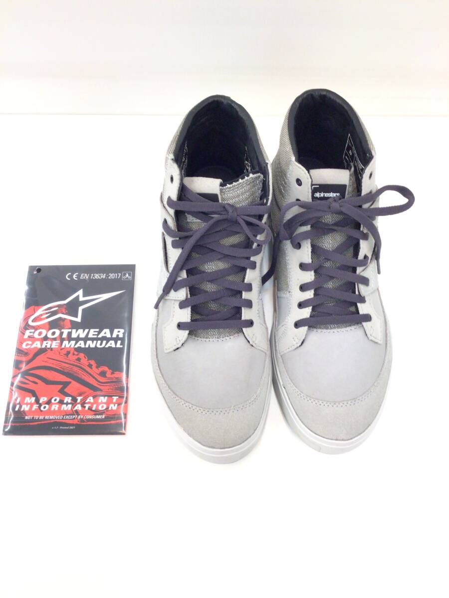 AS-DSL AKIO　SHOES　9201 ASH GRAY BLACK　JP27.0　alpinestars × DIESEL コラボレーションモデル_画像2