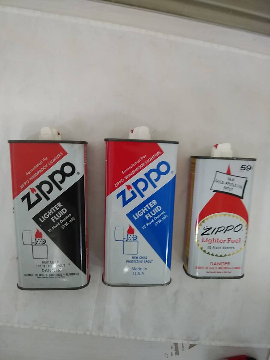 【送料無料】ZIPPO オイル空缶 大 3個セット_画像1