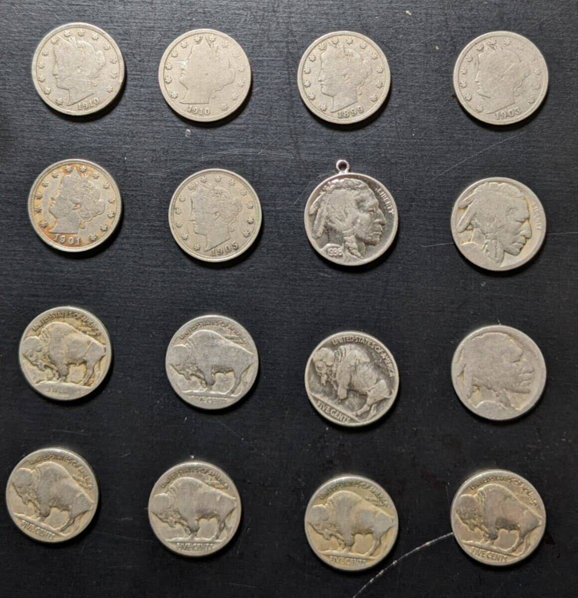 S5139 古美術 古銭 硬幣 硬貨 貨幣 外国銭 世界コイン 16枚まとめ 総重量約78g アンティーク_画像1