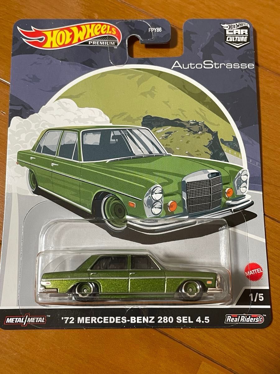 ホットウィール メルセデスベンツ  カーカルチャー　280SEL 4.5  ブールバード300 SEL6.8AMG  2台セット