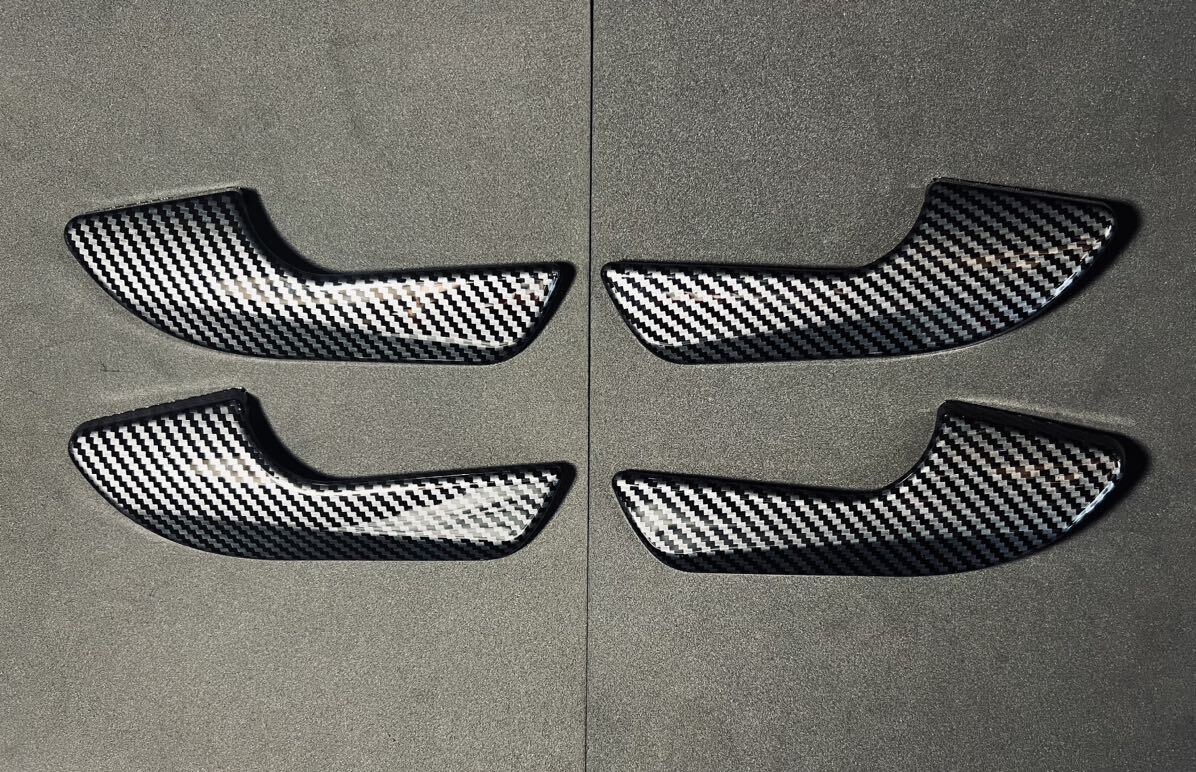 * Alfa Romeo Alpha Romeo Giulietta carbon style inner handle cover 4 piece set *