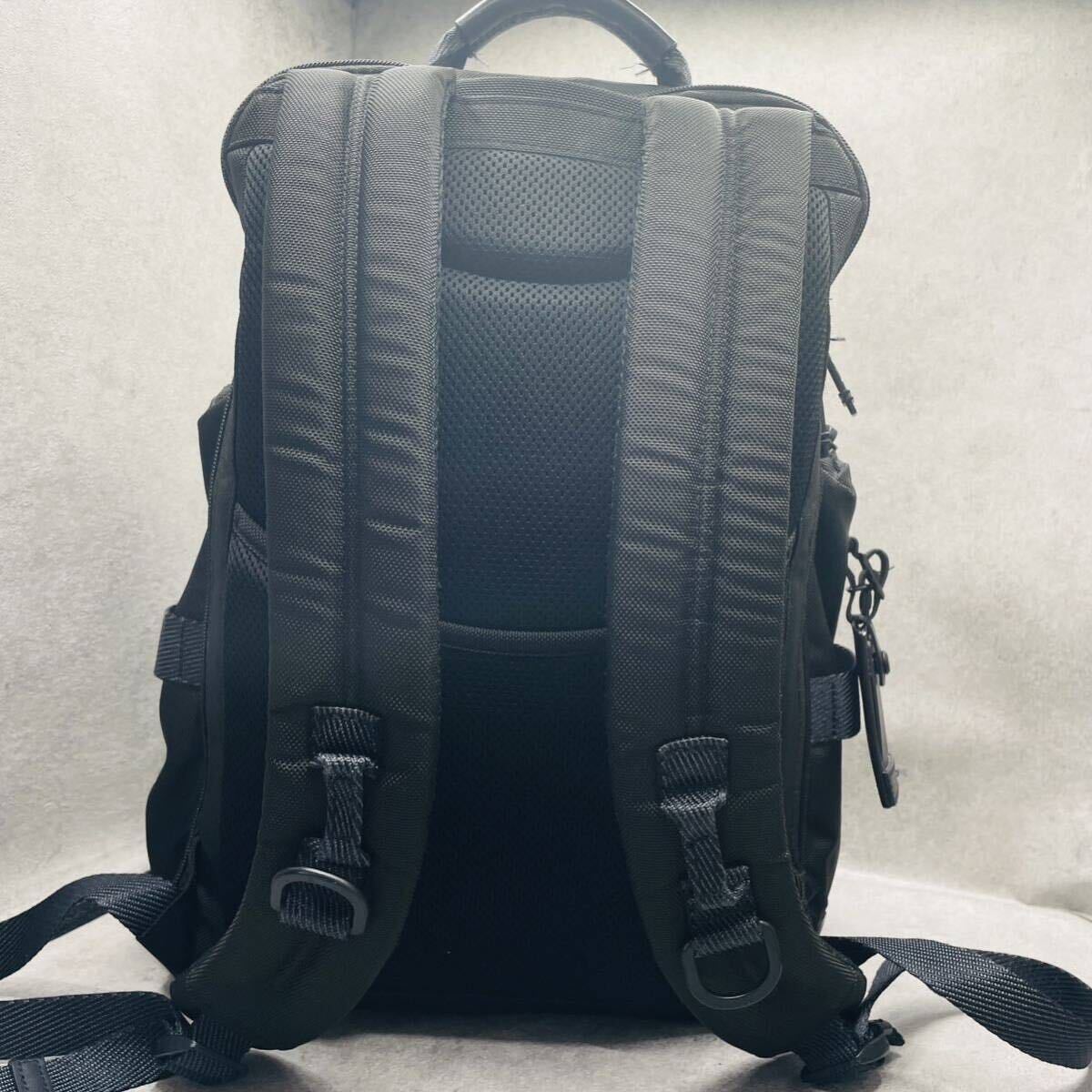  прекрасный товар /A4 возможно *TUMI Tumi мужской бизнес shepa-do Deluxe рюкзак рюкзак Day Pack большая вместимость кожа черный чёрный 232389D