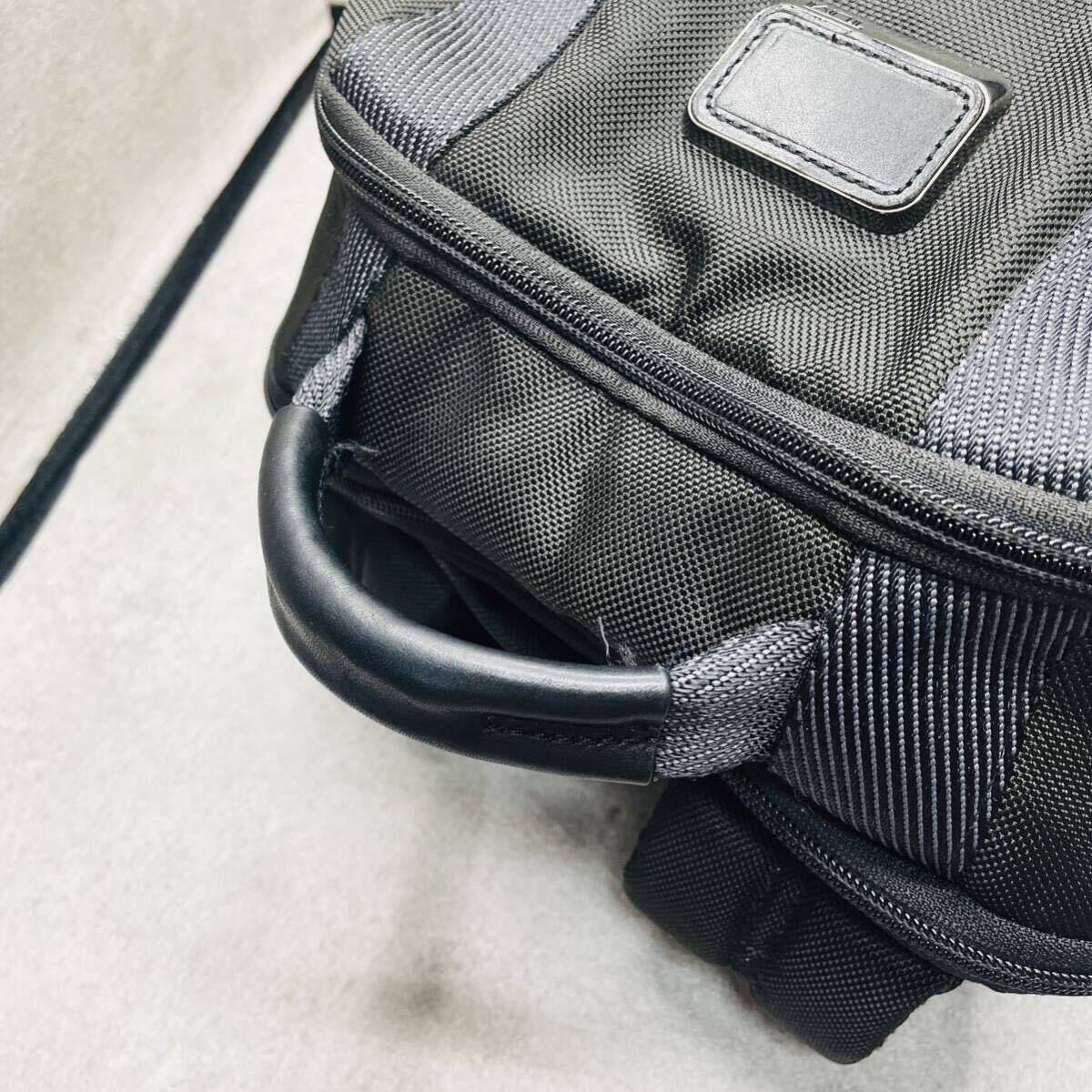  прекрасный товар /A4 возможно *TUMI Tumi мужской бизнес shepa-do Deluxe рюкзак рюкзак Day Pack большая вместимость кожа черный чёрный 232389D