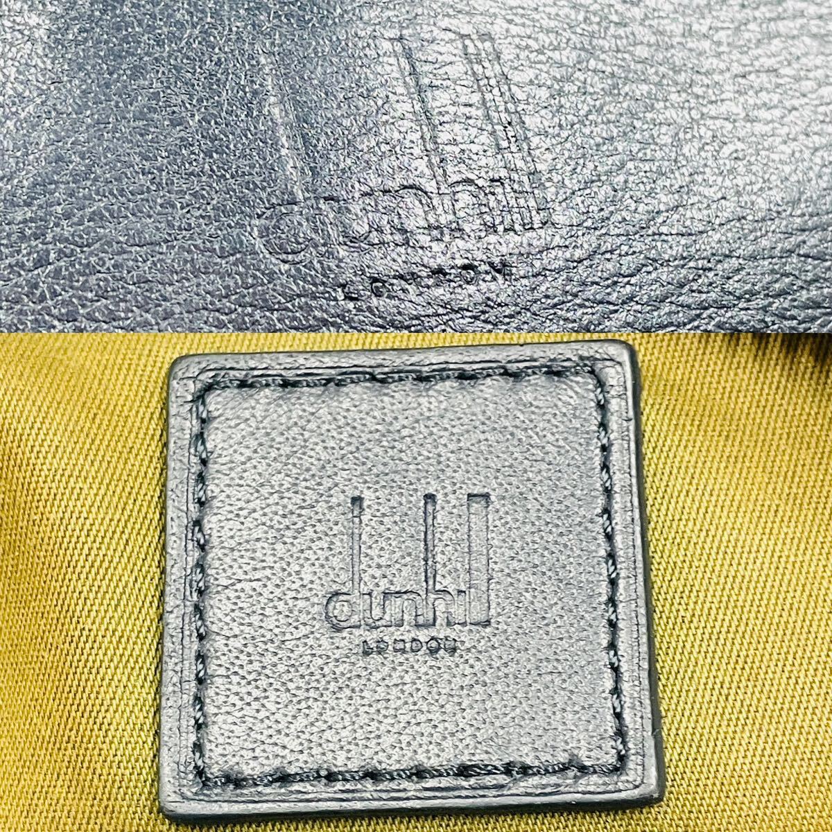 現行モデル/極美品●dunhill ダンヒル メンズ ビジネス ハムステッド ショルダーバッグ クロスボディ レザー 肩掛け 斜め掛け ブラック 黒_画像10