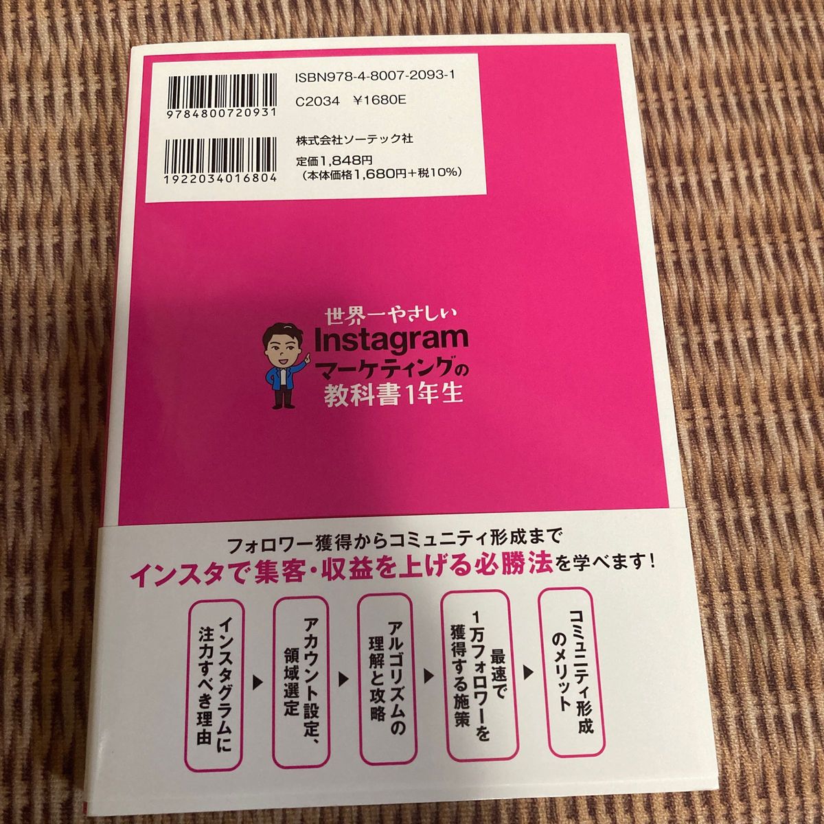 世界一やさしいＩｎｓｔａｇｒａｍマーケティングの教科書１年生　再入門にも最適！ 金城辰一郎／著