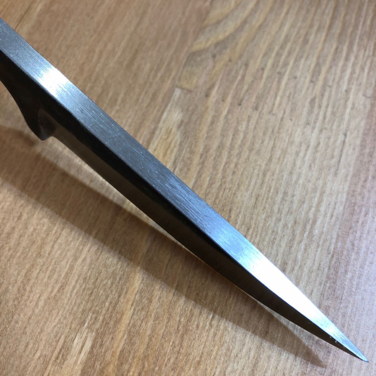サバイバルナイフ オリジナルナイフ 切れます 炭素鋼 焼き入れ 刃厚5mmの画像7