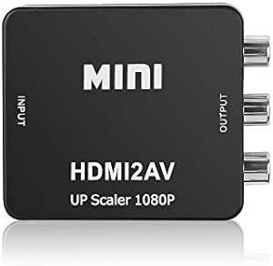 HDMI to AVコンバーター コンポジット HDMI to RCA 変換コンバーター PAL/NTSC切替 1080P対応 H_画像2