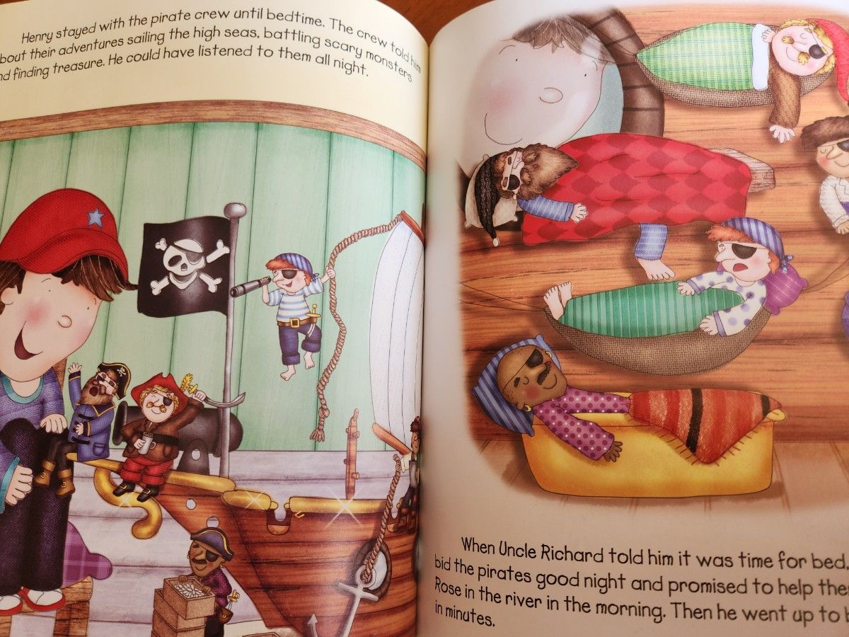 英語の絵本 henry's pirate surprise