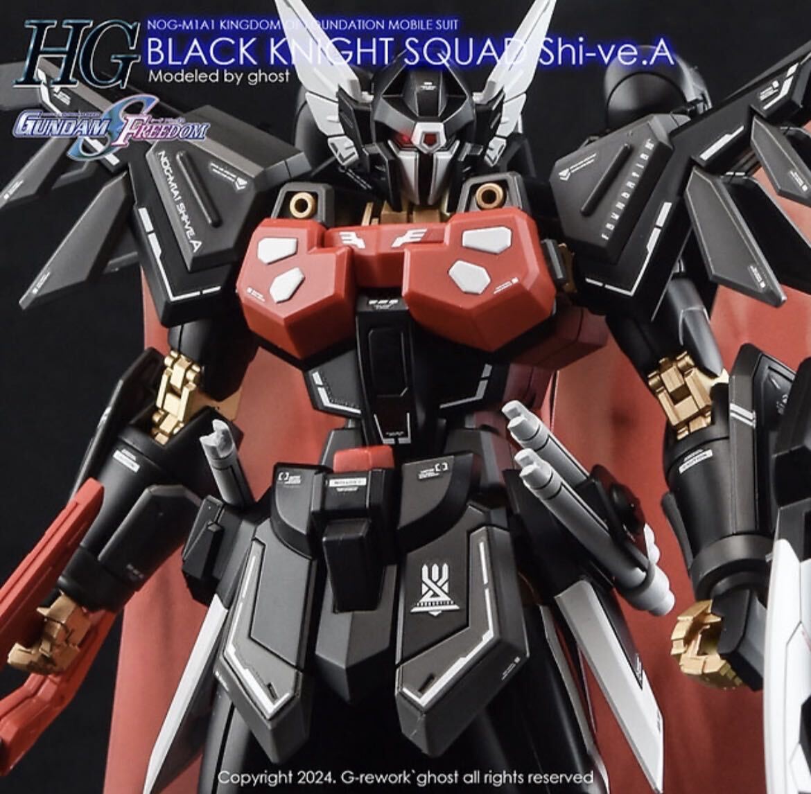 HG 1/144 ブラックナイトスコードシヴァ用水転写式デカール _画像1