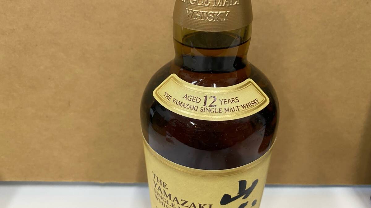 未開栓 お酒 山崎 12年 ウイスキー サントリー シングルモルト YAMAZAKI 12YEARS WHISKY SUNTORY SINGLE MALT /5-1_画像4