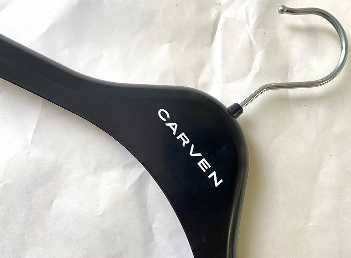 CARVEN (カルヴェン) プラスチック ロゴ ハンガー ジャケット コート LOGO Hanger ブルゾン カルバン シャツ MAINETTI マイネッティ_画像1