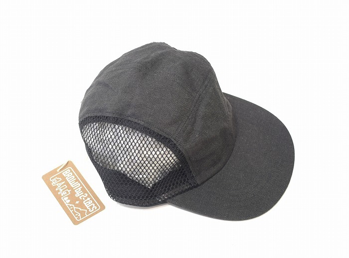 BROWN by 2-tacs (ブラウンバイツータックス）B29-C001 Mesh Jet Cap メッシュ ジェットキャップ 帽子 Charcoal ONE FREE ハット HAT _画像3