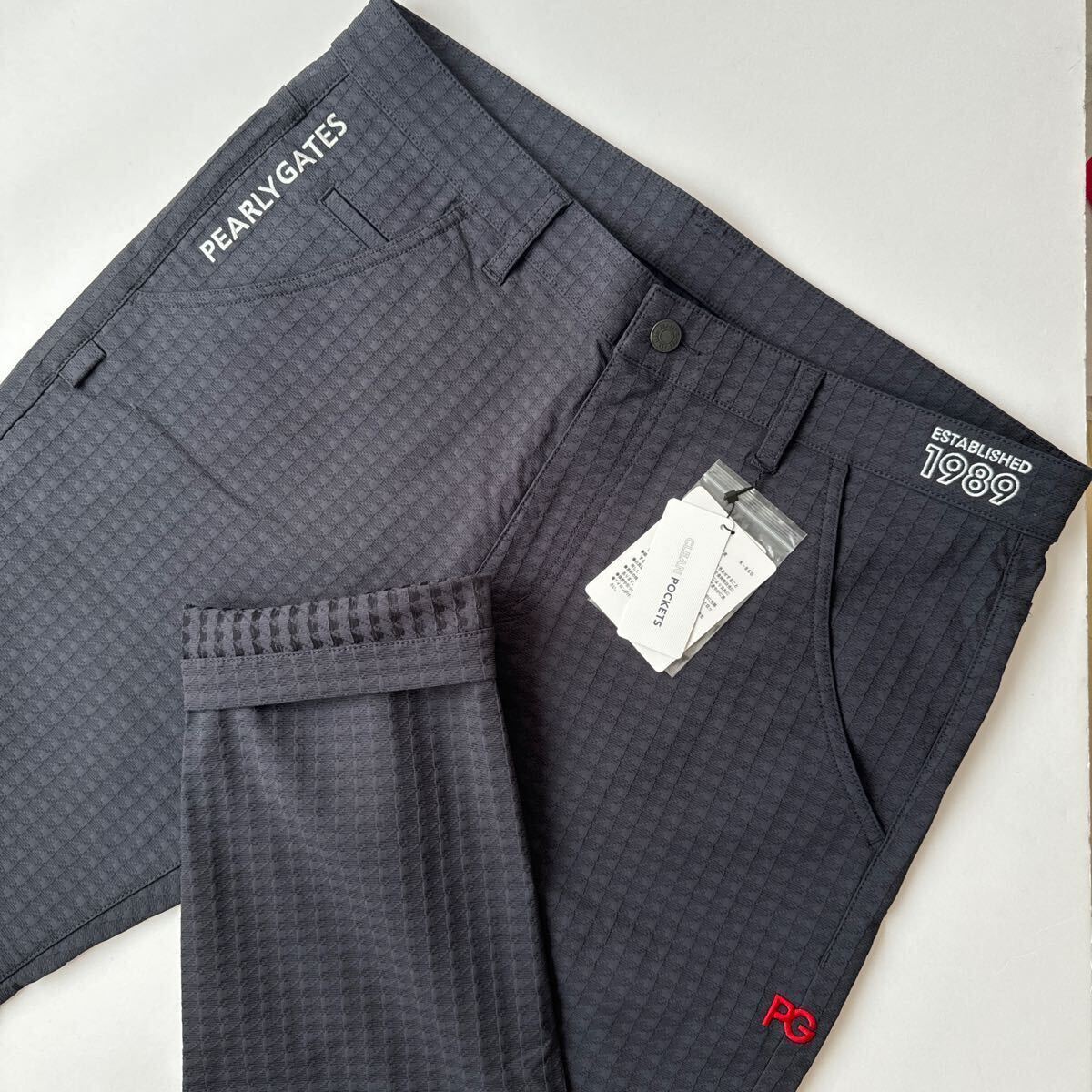 5/L spring summer new goods / dressing up / Pearly Gates /PEARLY GATES/ men's / art pike stretch pants / high performance / Golf pants /s rack / navy navy blue 