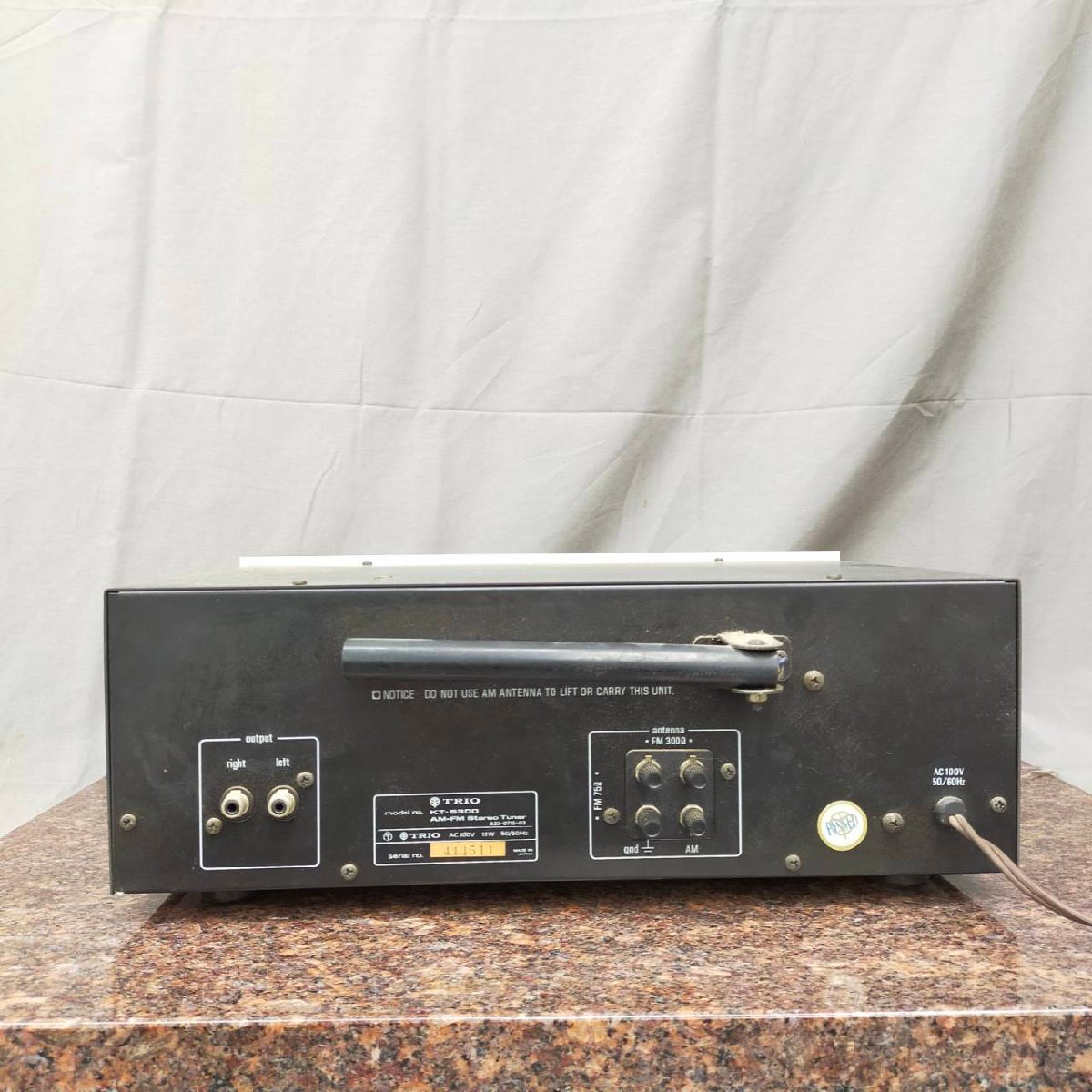 P663*[ used ]TRIO Trio KT-5300 AM-FM stereo tuner 