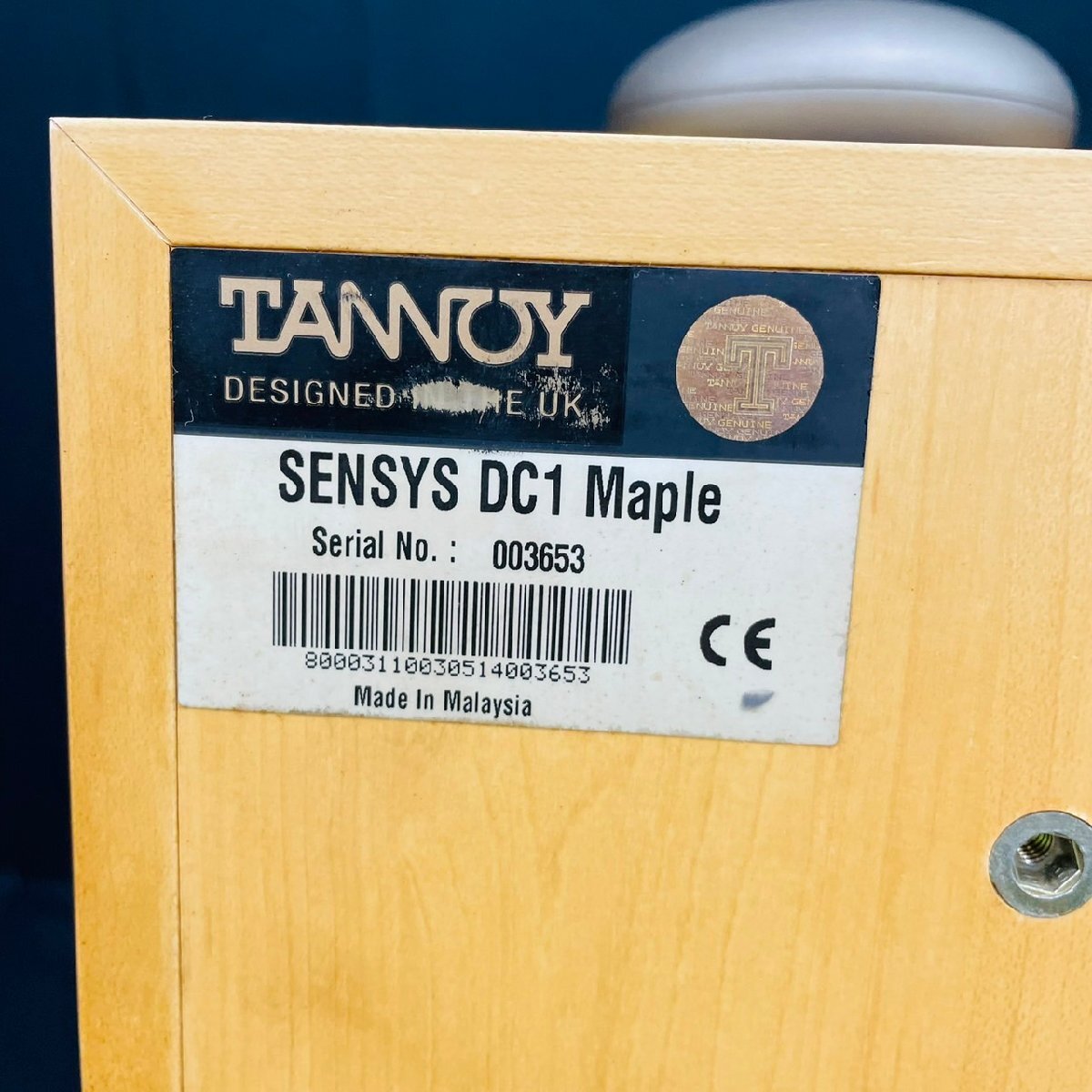 P1597☆【中古】 TANNOY タンノイ SENSYS DC1 Maple スピーカーペア_画像6