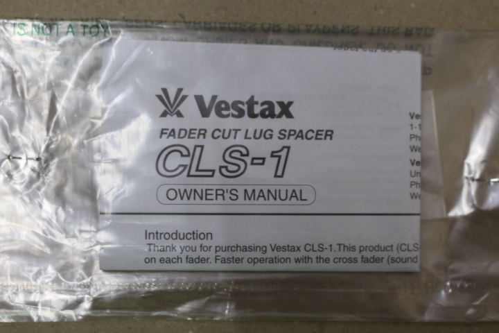 [ new goods ]Vestax(be start ks)/CLS-1 cut rug spacer 4 piece 