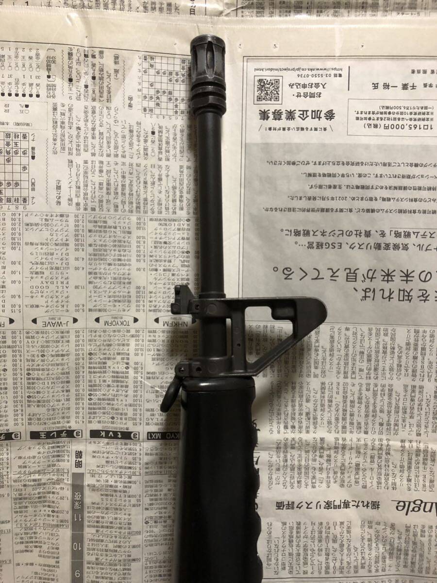 美品！MGC製 M16A1ライフル(ABS製、薬莢9個付き)の画像3