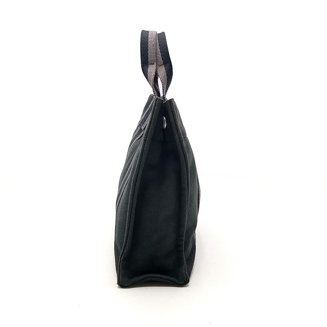 送料無料 エルメス HERMES ハンドバッグ トートバッグ 鞄 フールトゥPM 手提げ 仏製 フランス製 黒系 メンズ_画像3