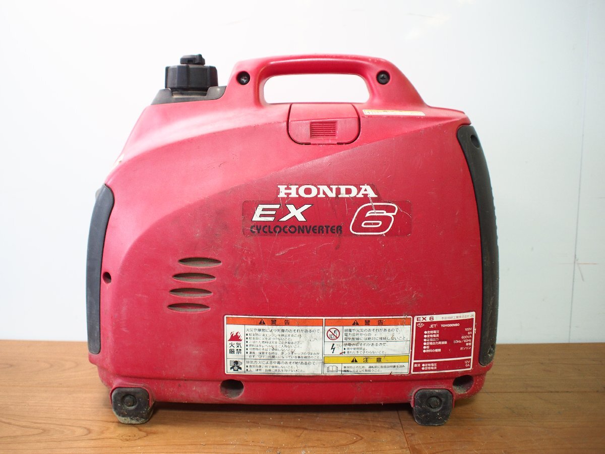 *[2T0425-6] HONDA Honda EX6 rhinoceros black converter portable generator Junk 