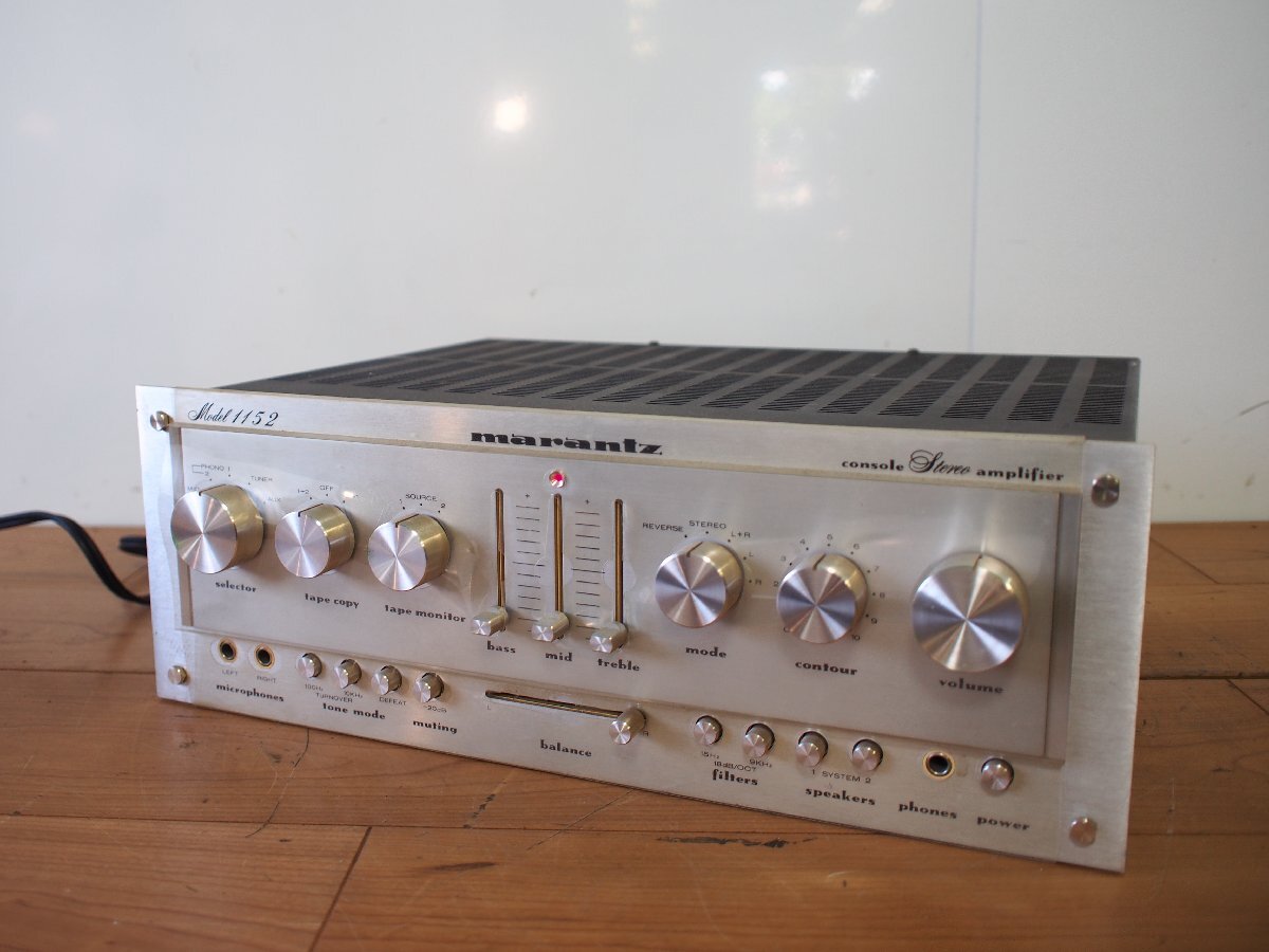 *[2F0419-23] marantz Marantz Model 1152 100V основной предусилитель Junk 