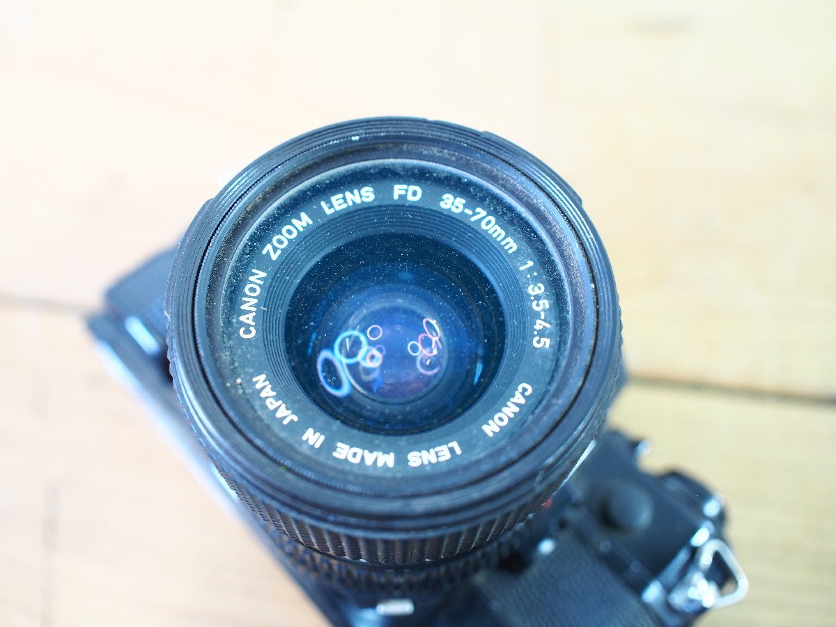 ☆【1T0419-11】 Canon キャノン A-1 LENS FD 35-70mm 1:3.5-4.5 フィルムカメラ 一眼レフカメラ ジャンク_画像8