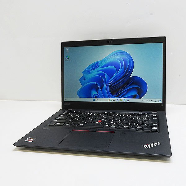 ▽Lenovo ThinkPad X13 Gen1(20UG)【AMD Ryzen 5 PRO-4650U/8GB/SSD256GB(M.2)/Win11Pro/Wi-Fi/Bluetooth ACアダプー付属】_画像1