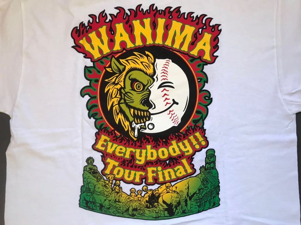  unused goods WANIMA everybody!! tour final T-shirt XL short sleeves band T-shirt 