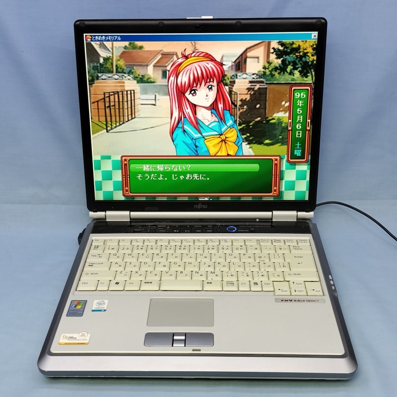 ★レトロゲーム向け★Windows98SE+WindowsXP+PC-9801+FM TOWNS+MAC+Play Station+PCエンジン+アーケード機★マルチブート★FMV NB55K/T_ときめきメモリアル (Windows 98SE)