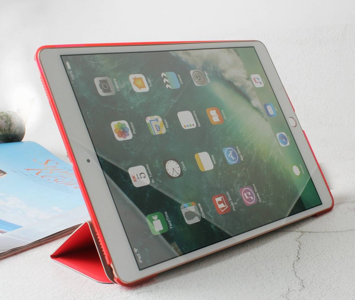 日本yahoo拍賣 樂淘letao代購代標第一品牌 薄型軽量 Ipad Air 第3世代10 5インチ Ipad Pro 10 5インチ共用レッドレザースマートケーススタンド機能付 日本yahoo拍賣 樂淘letao代購代標第一品牌 薄型軽量 Ipad Air 第3世代10 5インチ Ipad Pro 10 5インチ共用レッドレザースマートケーススタンド機能付