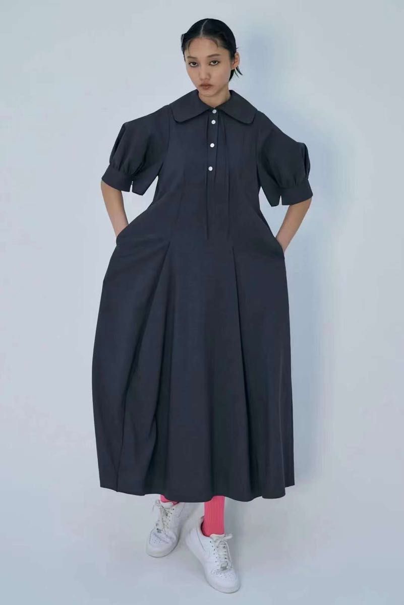 enfold SQUARE-SLEEVES DRESS