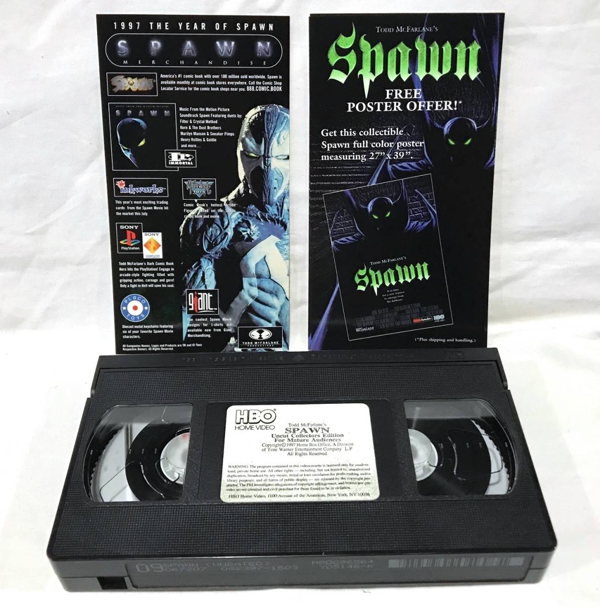 VHS[ Spawn UNCUT Collectors Edition]SPAWN/US версия /TV аниме серии 