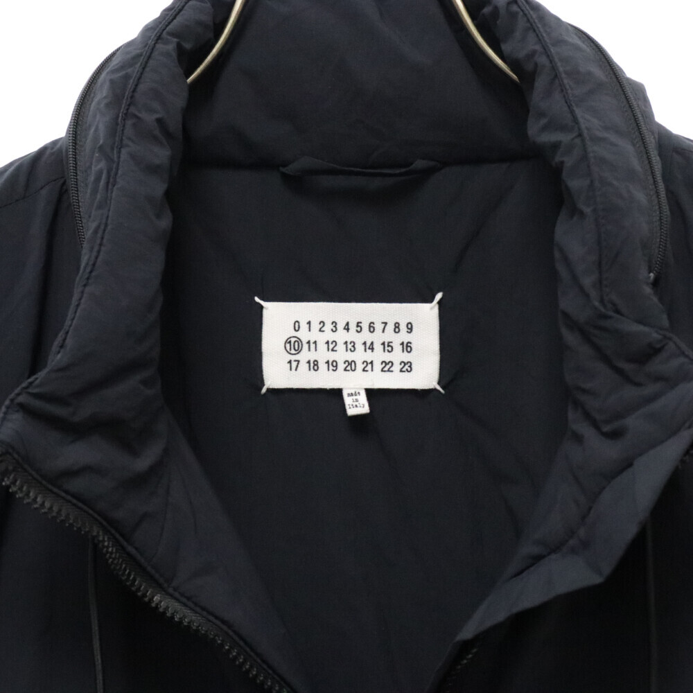 メゾンマルジェラ 20AW Recycled Nylon Padded Blouson リサイクルナイロン パデット ブルゾン ジャケット ブラック S50AM0481_画像3