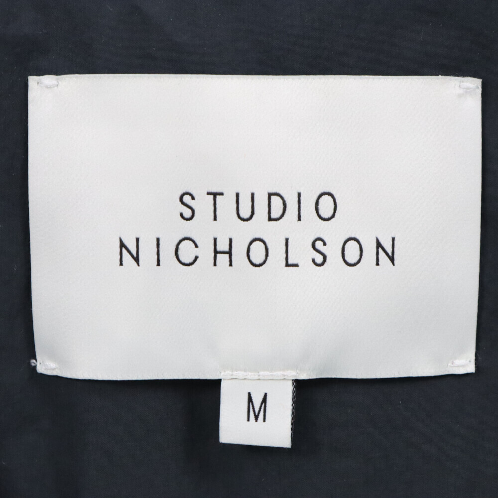 STUDIO NICHOLSON スタジオニコルソン Eco Down Vest エコダウンベスト ブラック 51-10-422004_画像6