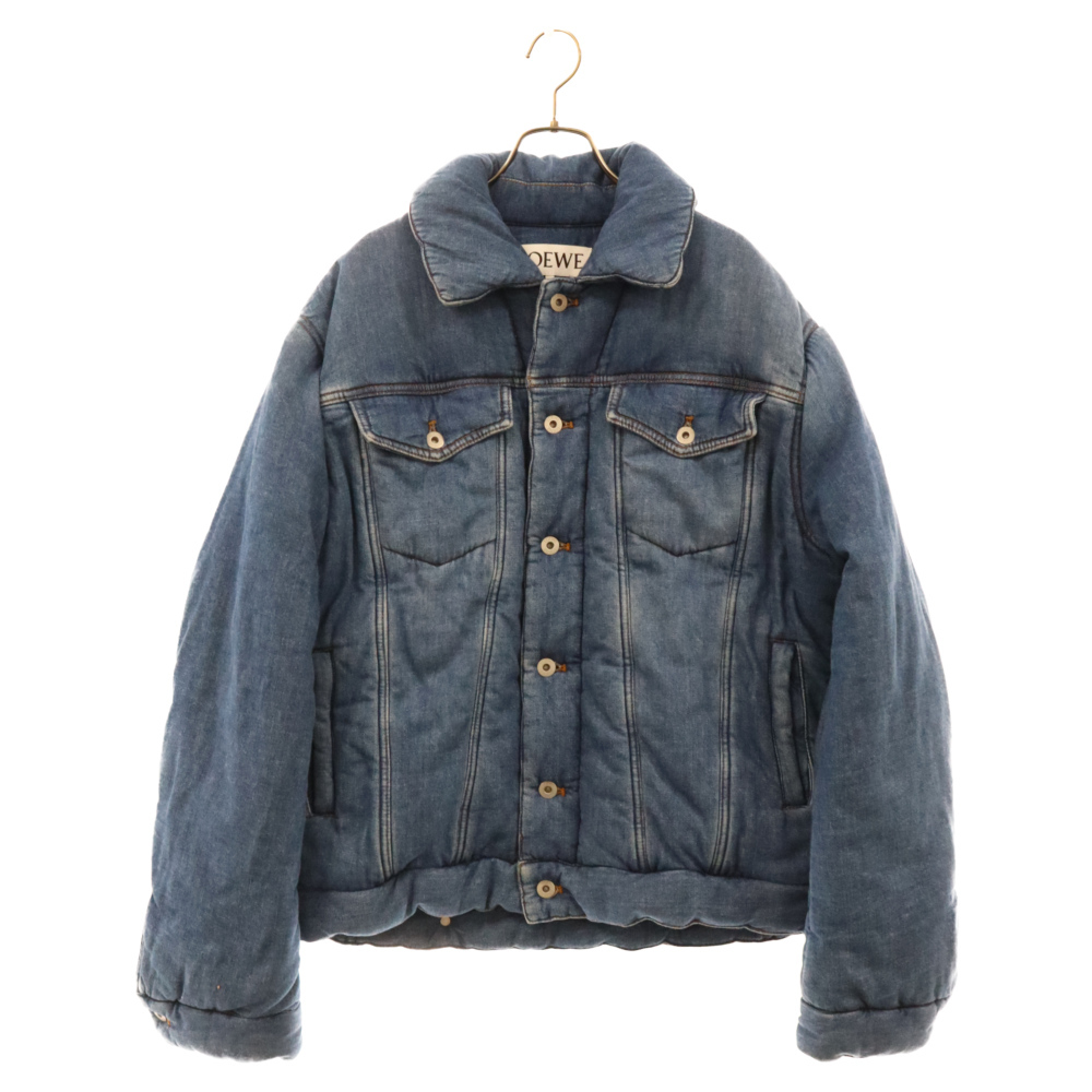 Yahoo!オークション - LOEWE ロエベ 22AW Padded Denim Jacket Yahoo!オークション - LOEWE ロエベ 22AW Padded Denim Jacket
