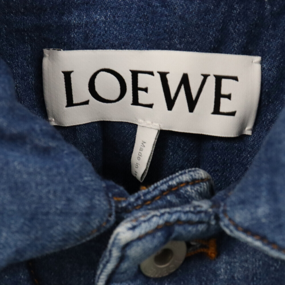 Yahoo!オークション - LOEWE ロエベ 22AW Padded Denim Jacket Yahoo!オークション - LOEWE ロエベ 22AW Padded Denim Jacket