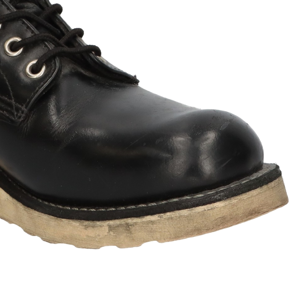 RED WING Red Wing × freak s store special order 6 -inch Classic round tu glass leather Work boots black US8