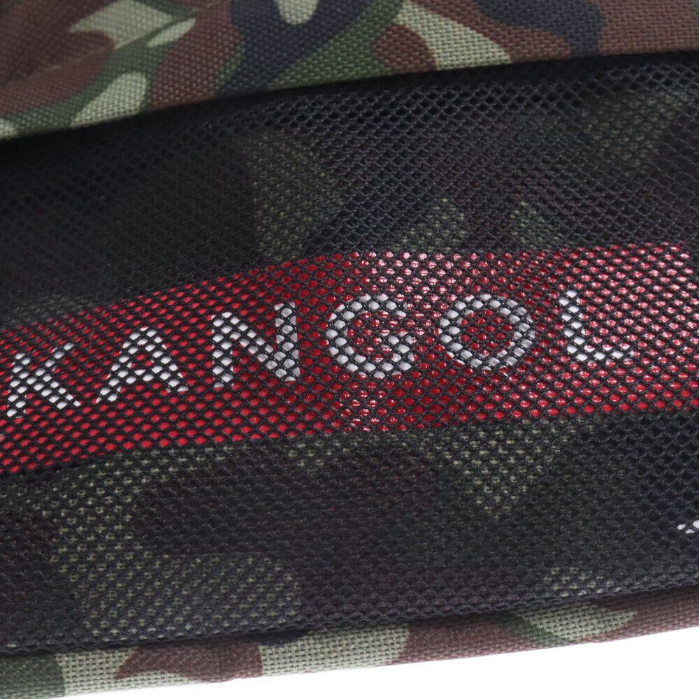 KANGOL カンゴール カモフラ ロゴ ボディバッグ ウエストバッグ カーキ_画像5