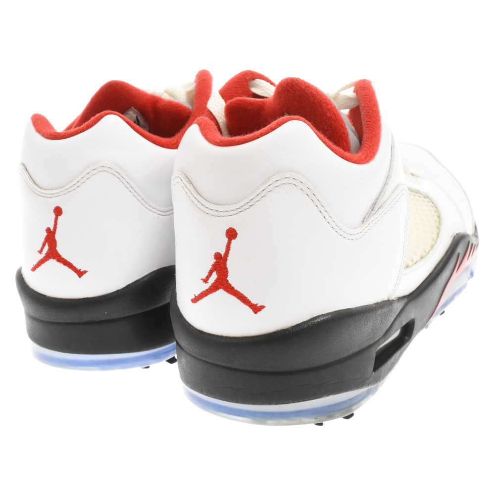 NIKE ナイキ AIR JORDAN 5 GOLF エアジョーダン 5 ゴルフ ローカットスニーカー ホワイト US9/27cm CU4523-100_画像4